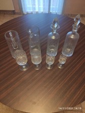 Set di bicchieri di cristallo