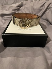 Cintura Gucci oro unisex GG