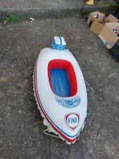 Gommone Gonfiabile  Pubblicitario Fina Benzina Anni 60 Raro Leggi