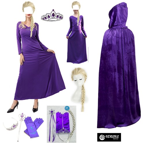 Frozen elsa vestito viola - 2,