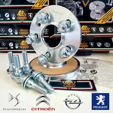 2 DISTANZIALI 20mm 5x108 65.1 +BULLONI PIATTI PER OPEL GRANDLAND-X E MOKKA