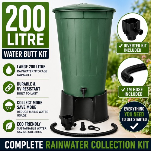 Kit butt acqua verde - 200l, con