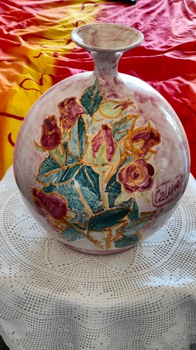 Vaso per fiori ceramica vietri - vaso,
