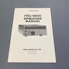 Yaesu FRG - 9600 Manuale