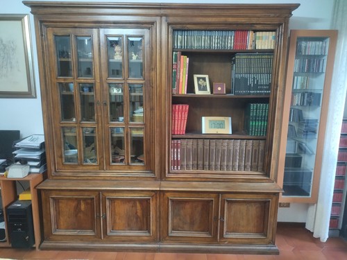 Libreria stile antico con - antico,