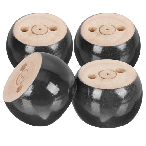 4pz gambe per mobili legno - per, in