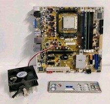 ASUS M2N68-LA 5189-1661 + RAM DDR2 2Gb - mATX motherboard Socket AM2 + CPU AMD✅