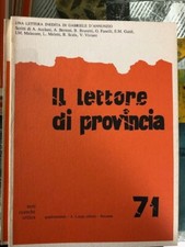 Il Lettore di Provincia 71 Una