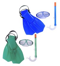 SET PINNE (misura 38 - 41) + MASCHERA + BOCCAGLIO - BESTWAY 25009