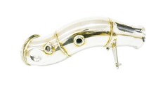 DOWNPIPE TUBE AFRIQUE INOX BMW SERIE 1 2 3 4 N55 135 235 335 435 + IX 118mm