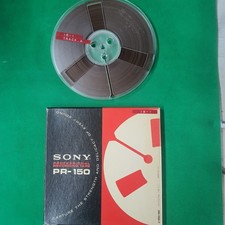 BOBINE NASTRO MAGNETICO 18cm (7") SONY PR 150 HI-FI REEL TO REEL MUSICA (003)