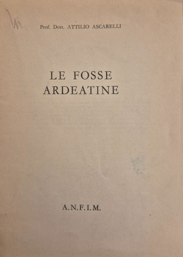 Fosse ardeatine ascarelli - le,