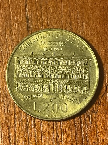 Italy 1990 200 lire state - lire,