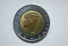 Moneta 500 lire  bimetalliche