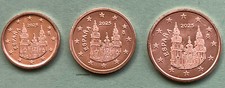 Spagna 1+2+5 euro centesimi