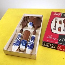 set posate sale e pepe vintage