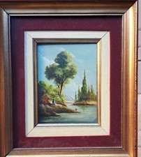 dipinto antico firmato - olio