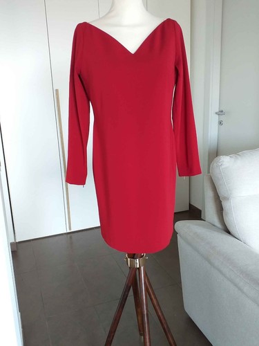 Abito bordeaux con - bordeaux,