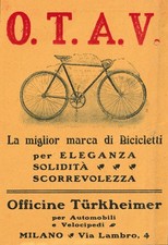 PUBBLICITA' 1907 BICICLETTA