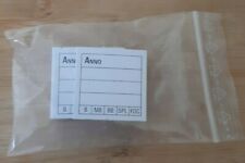 N.100 CARTELLINI  35X35 MM IN CARTONCINO SEGNA PREZZI PER BUSTE DOPPIE MONETE