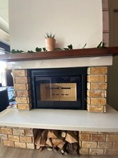 Caminetto a legna cordoba 78 palazzetti con inserto mcz 70