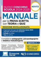 Manuale con teoria e test di verifica per il nuovo concorso docenti scuola 2024/