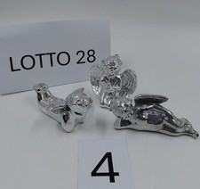 3 angioletti in ceramica con