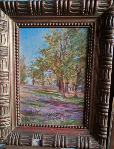 Anonimo dipinto paesaggio - anonimo, "