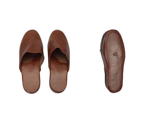 Pantofole uomo pelle da - pantofole,