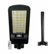 Lampione Stradale A Led 90W Pannello Solare Multiled Con Telecomando IP65 + PALO