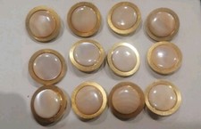 Lotto Di 12 Bottoni, Ottone E