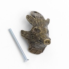 Cinghiale Testa Decorazione per Zanne di Cinghiale Trofei Cinghiale - Piccolo