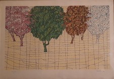 Mario Rossello,quadro 68x46 con cornice perfette condizioni 