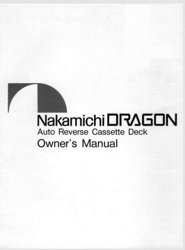 Nakamichi dragon lettore - nakamichi,