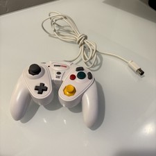 Controller Gamecube Wii Gamestop bianco cablato con cavo G3 testato e funzionante