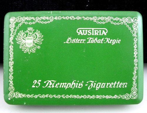 Antica scatola latta sigarette - scatola,