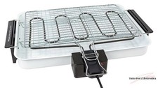 Bistecchiera Elettrica Griglia Grande Barbecue Melchioni Piastra Spiedina MAXI