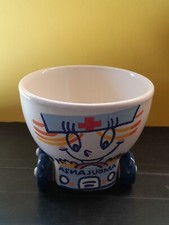 TAZZA PAZZA LATTE GIGLIO CON LE RUOTE CROCEROSSELLA CASTELLANA RUOTAZZA VINTAGE 