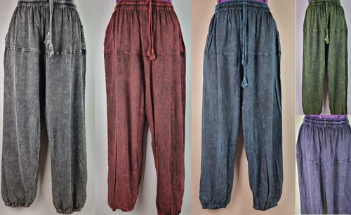 Pantaloni cotone fatti a - pantaloni,