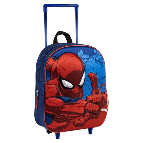 Zaino spiderman con trolley - spiderman, 3d