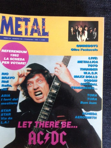Metal shock 133 1992 - metal, ac/dc