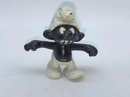 Puffo nero arrabbiato - puffo, arrabbiato,