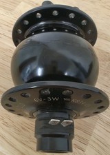 Mozzo dinamo Schmidt Son28 15x110 nero 32H 6 bulloni