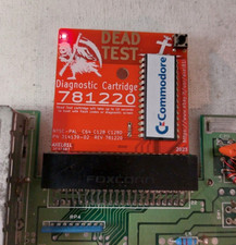Commodore 64 128 Dead Test Diagnostic Cartridge rev 781220 - GOLD -  PROMO