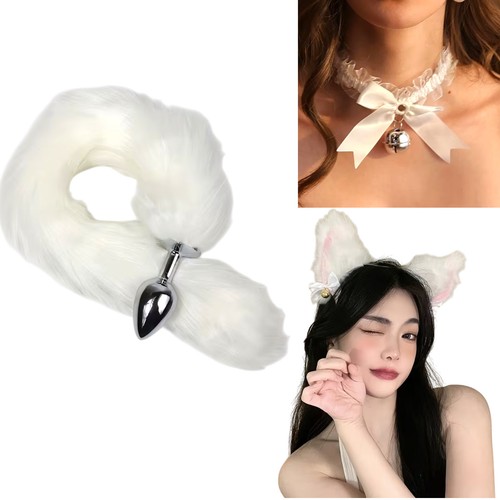 Set coda volpe pelliccia - coda,