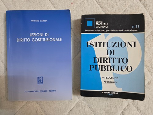 Lotto libri diritto pubblico - 2,