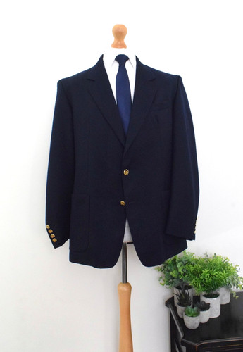 Giacca flanella burberrys blu - burberrys,
