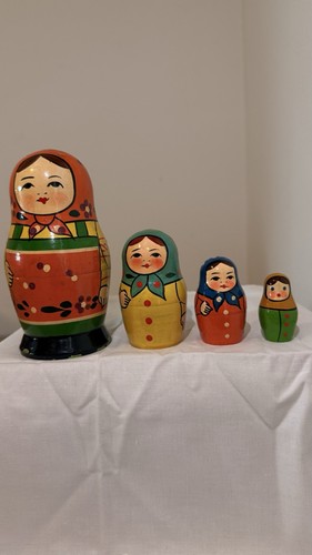 Matrioska vintage pezzi - vintage,, 5