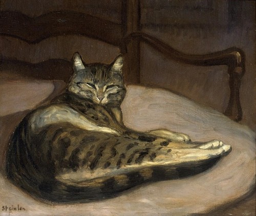 Gatto poltrona heophile - gatto, su