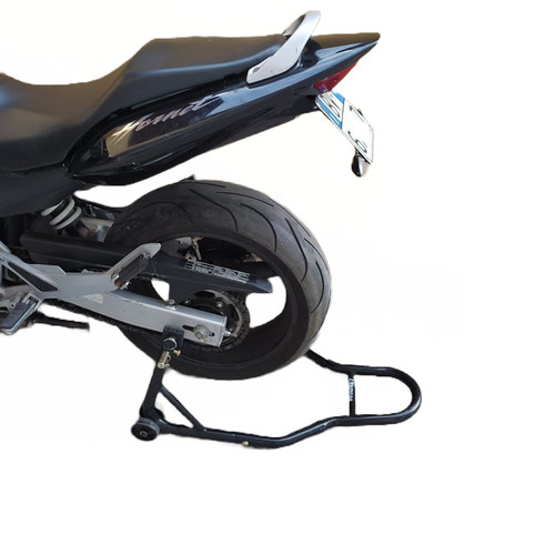 Cavalletto alza moto gomma